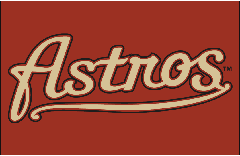 Houston Astros 2002-2012 Jersey Logo fabric transfer